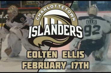 COLTEN ELLIS FEBRUARY 17th 2021 | CHARLOTTETOWN ISLANDERS | QMJHL