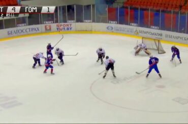 Amazing six-pass tic-tac-toe goal. Junior hockey