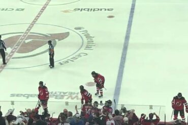 NJ Devils Haula Gives NJD 3-0 Lead Game 7 vs. NY Rangers IN ARENA FOOTAGE