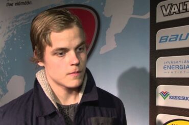 Nuorten maailmanmestari Julius Honka JYP-Akatemian nettitoimituksen haastattelussa