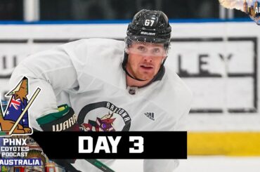 Updates from day 3 of Arizona Coyotes training camp in Australia