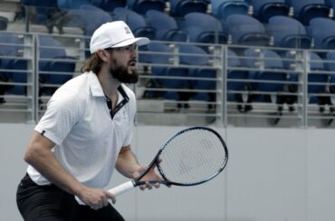 Drew Doughty goes up against tennis champion Thanasi Kokkinakis