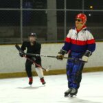 70 Year Old Man CRASHES Outdoor Rink Game | Uncle Pav