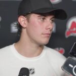 Group A Talks to Media Following First Training Camp Practice