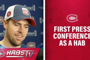 Tanner Pearson on joining the Habs at training camp | FULL PRESS CONFERENCE