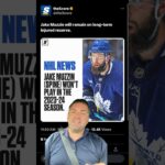 Toronto maple leafs Jake Muzzin will not play during the 2023–24 season due to spinal injury