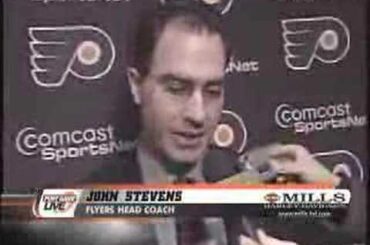 John Stevens discusses the loss to the Rangers -- 3/21