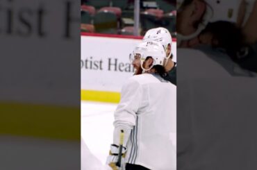 Jonathan Marchessault trash talks his teammates 😂 #shorts