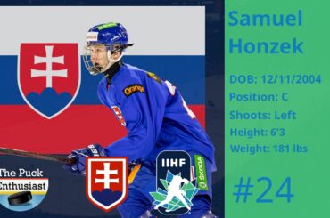 #24 Samuel Honzek (DY) Shift by Shift 9.08.22 U20 IIHF World Championship Slovakia