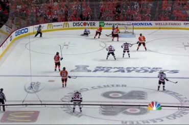 Petr Sykora goal. NJ Devils vs Philadelphia Flyers Game 1 4/29/12 NHL Hockey