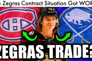 The Trevor Zegras Contract Situation Got WORSE… (TRADE To Sabres/Canadiens?! NHL Trade Rumors Today)