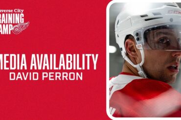 David Perron Detroit Red Wings Training Camp