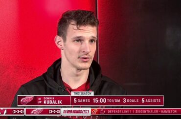 Dominik Kubalik on his fast start