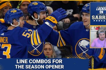 Line combos for Sabres opening night