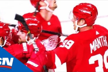 Anthony Mantha’s Unstoppable Shot Goes Off Post, Past Jacob Markstrom