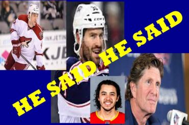 Paul Bissonnette vs Mike Babcock, Boone Jenner and Johnny Gudreau