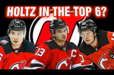 Alexander Holtz Playing in The Top 6? On a line with Timo Meier  & Nico Hischier To Start Camp!