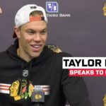 Taylor Hall speaks at Training Camp | Chicago Blackhawks