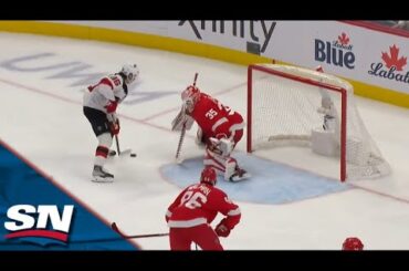 Devils' Jack Hughes Displays Tremendous Amount Of Patience Before Banking One In