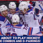 Rangers push the pace at practice, are primed for a collision with the Bruins!!