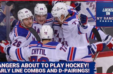 Rangers push the pace at practice, are primed for a collision with the Bruins!!