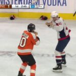NHL Fight - Capitals @ Flyers - Andreoff vs Hathaway - 11 03 2021