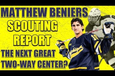 ECH Matthew Beniers: A Former Scout's Take - Seattle Kraken Draft Preview