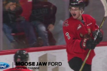 Warriors Goal 3 by #7 Brayden Tracey (Hat-Trick) Moose Jaw Ford