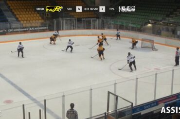 Leevi Teissala 1G 1A vs SaiPa U20 | Sep 8 2018