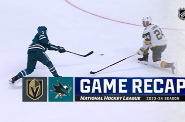 Golden Knights @ Sharks 9/24 | NHL Highlights