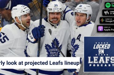 Way too early look at projected Toronto Maple Leafs lineup going into next season