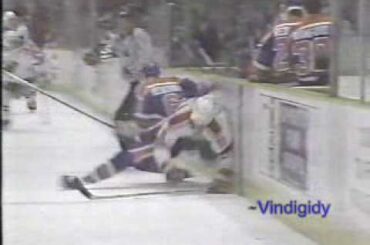 Beukeboom and Wolanin hurt 1/15/89