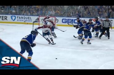 Colton Parayko Drills The One-Timer To Get The Blues On The Scoreboard In Game 3