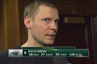 Captain Koivu says Alex Stalock was 'solid right from the start'