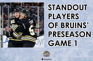 The Best and Worst Performances of Bruins' Preseason Game 1 | The Skate Pod, Ep. 220