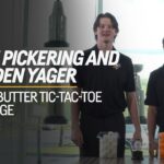 Owen Pickering vs. Brayden Yager: Peanut Butter Tic-Tac-Toe Challenge | Pittsburgh Penguins