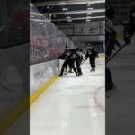 Jackson LaCombe vs. Drew Helleson - Battle Drill on Day 2 of Anaheim Ducks Development Camp