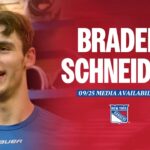 New York Rangers: Braden Schneider Media Availability | September 25, 2023