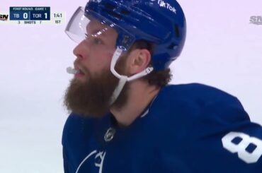 Jake Muzzin 1st of the Playoffs vs Tampa Bay Lightning w/Joe Bowen Commentary (2/5/2022)