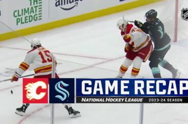 Flames @ Kraken 9/25 | NHL Highlights