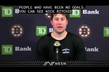 Nick Ritchie Breaks Down Bruins' Heartbreaking Loss To Devils