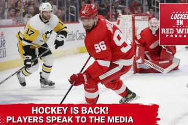 Red Wings Top Line for Preseason Game 1 Confirmed | Training Camp Media Availability Reactions
