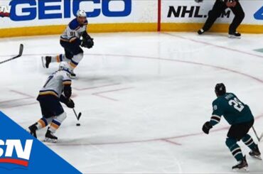 Jaden Schwartz Buries Goal Top Shelf Glove Side On Martin Jones