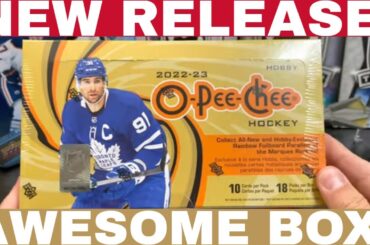 AMAZING BOX! NEW RELEASE! Opening a hobby box of 2022-23 O-Pee-Chee Hockey!