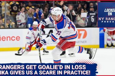 Mika Zibanejad gives us a scare in practice! Rangers start preseason in battle with Boston Bruins!