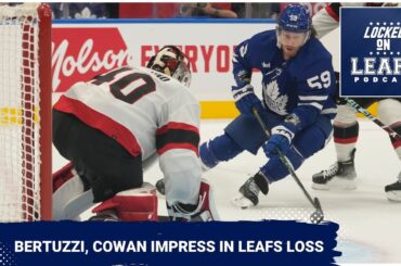 Toronto Maple Leafs lose again to Senators but Tyler Bertuzzi and Easton Cowan leave good impression