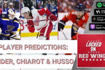 '22-'23 Player Predictions: Moritz Seider, Ben Chiarot & Ville Husso