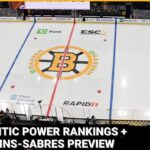 #NHL Atlantic Division Power Rankings + Boston Bruins - Buffalo Sabres preview