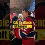 Habs fan denies Caufield 🙅‍♂️😂 #Shorts #MontrealCanadiens #ColeCaufield