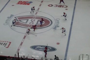 Nicolas Beaudin and/or Quentin Miller make a big save in Montreal Canadiens Red vs. White game 9/24